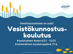 Täydennyskoulutusta vesistöasiantuntijoille